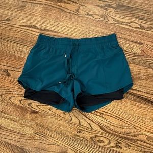 Calia shorts with built in spandex shorts